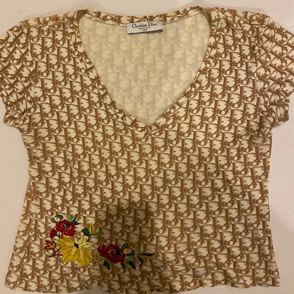 Vintage Dior Crop Top